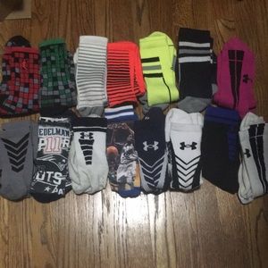 Used athletic socks
